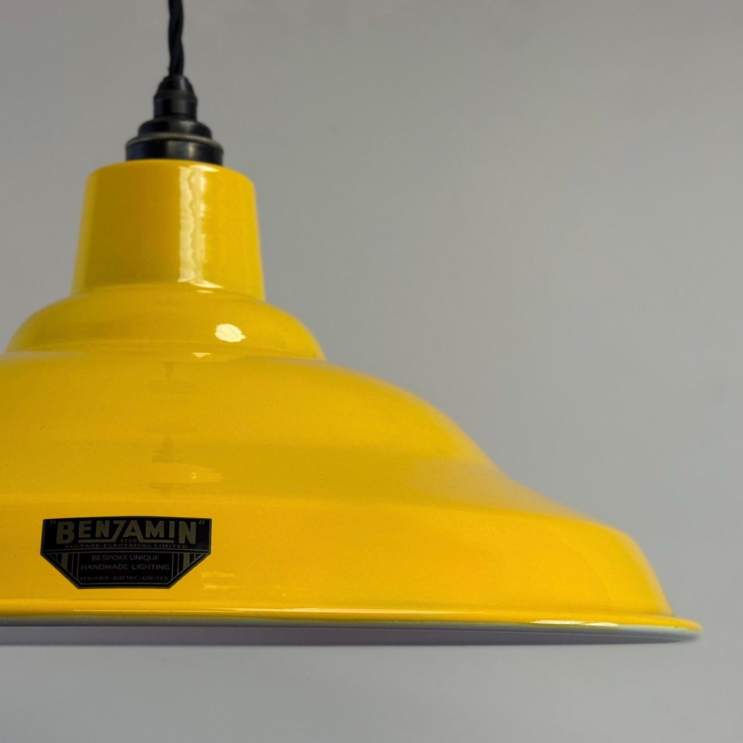 Bawsey Summer Yellow Lampshade Pendant Light Factory Second ~ 16 Inch