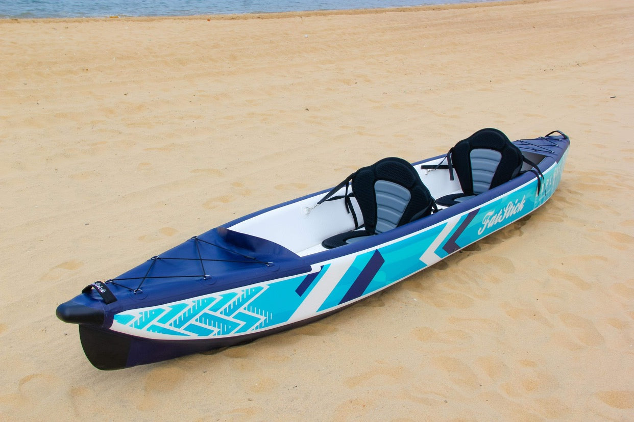 IN STOCK: Inflatable 1 & 2 Person Drop Stitch Kayak Package | Canoe | iKayak