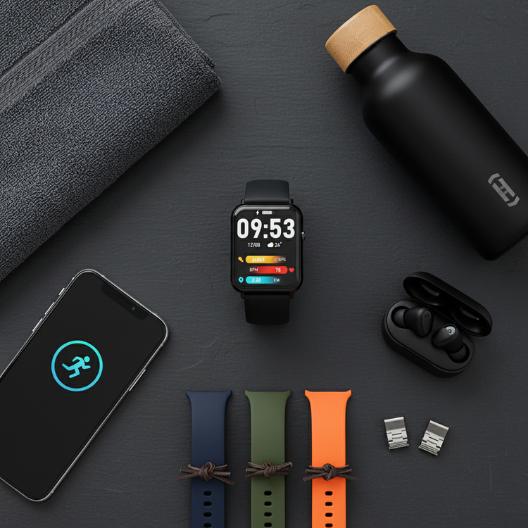 Premium Smart Waterproof Watch - IP67 Fitness Tracker with Bluetooth 5.2 | 1.69" HD Display