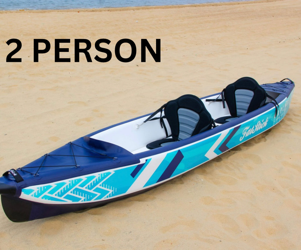 IN STOCK: Inflatable 1 & 2 Person Drop Stitch Kayak Package | Canoe | iKayak