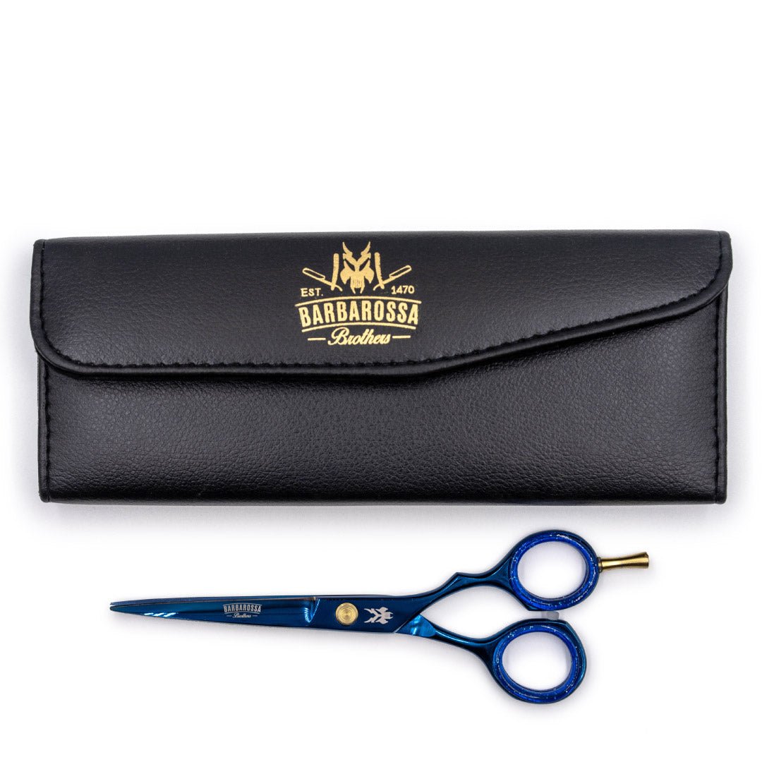 Japanese Steel 6" Cutting Scissors - Electric Blue