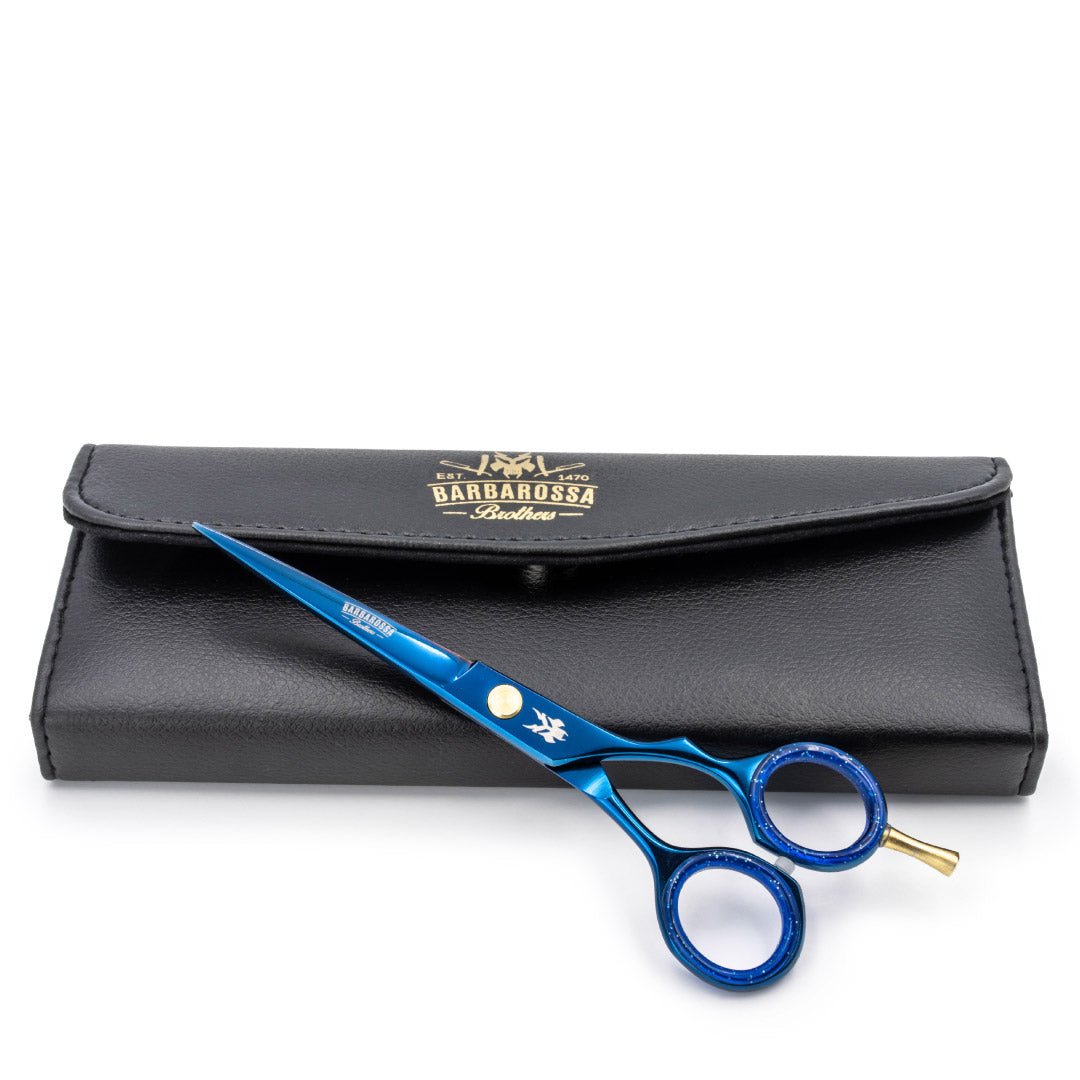 Japanese Steel 6" Cutting Scissors - Electric Blue
