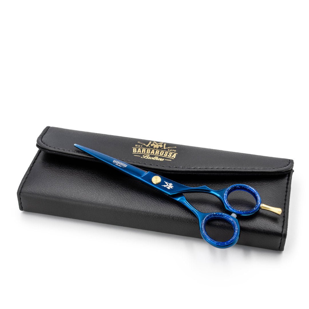 Japanese Steel 6" Cutting Scissors - Electric Blue