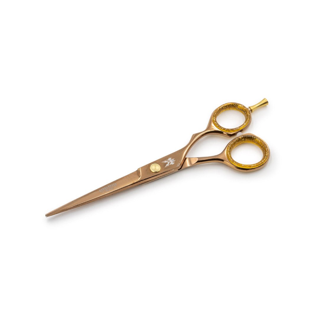 Japanese Steel 6" Cutting Scissors - Rose Gold Titanium