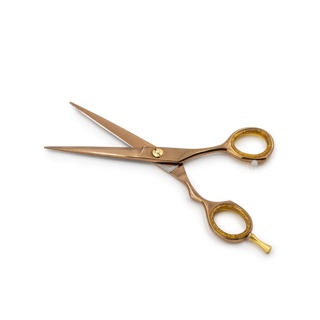 Japanese Steel 6" Cutting Scissors - Rose Gold Titanium
