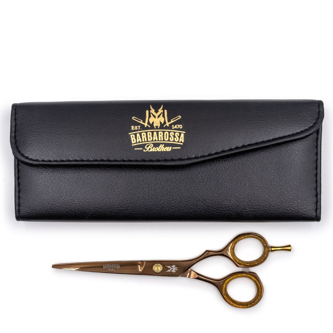 Japanese Steel 6" Cutting Scissors - Rose Gold Titanium