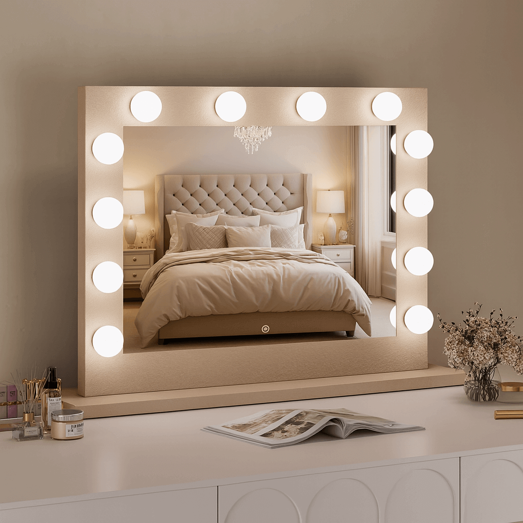 Jolie Gold Hollywood Mirror 80 x 60cm