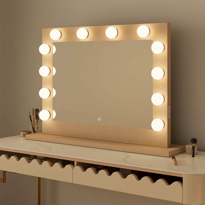 Jolie Gold Hollywood Mirror 80 x 60cm