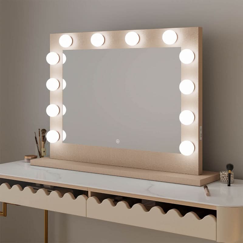 Jolie Gold Hollywood Mirror 80 x 60cm