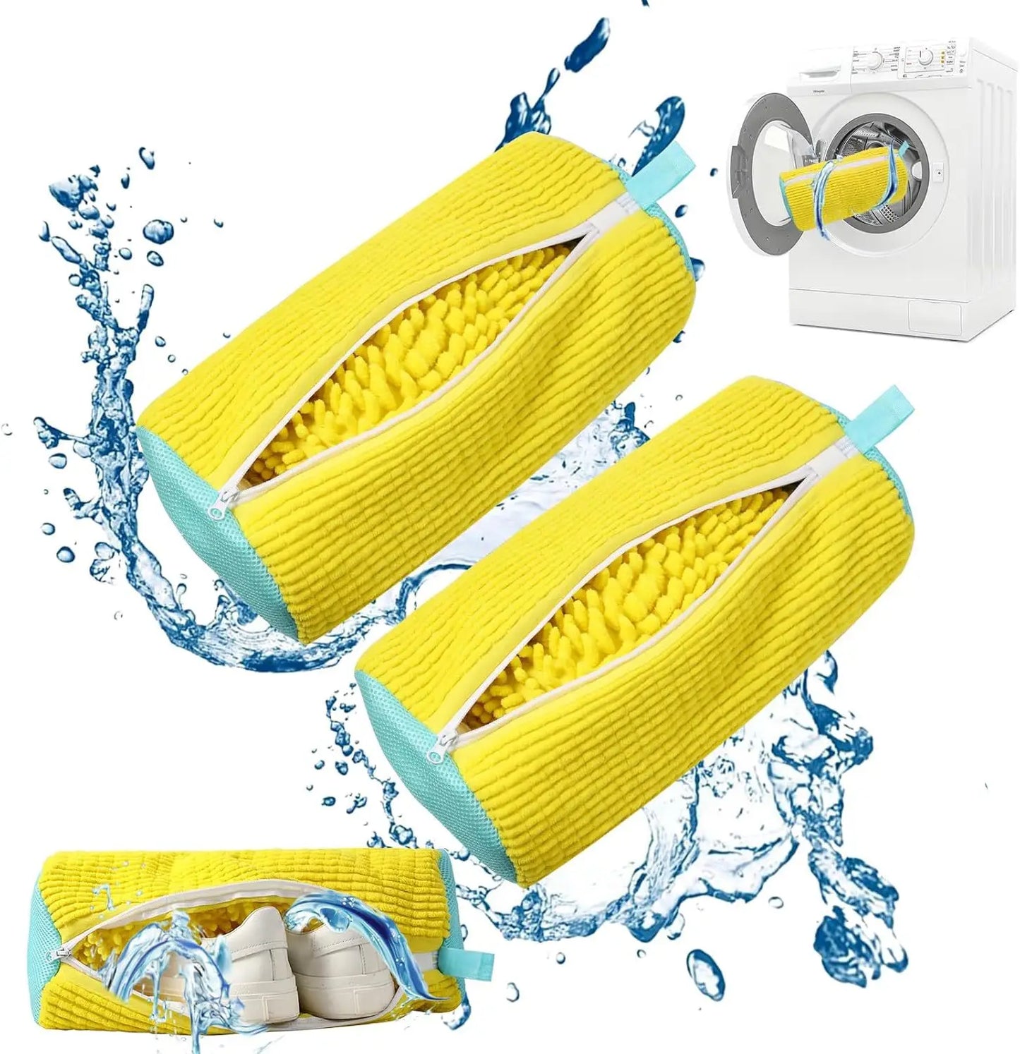 Laundry Shoe Washing Bag – Padded Net Protector for Machine Wash