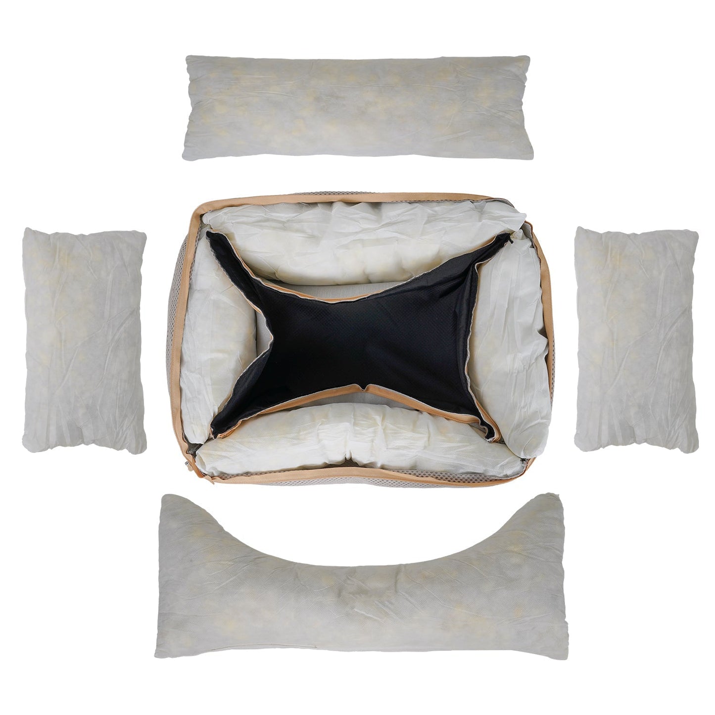 THE CHATSWORTH | LUXURY MEMORY FOAM BOLSTER DOG BED