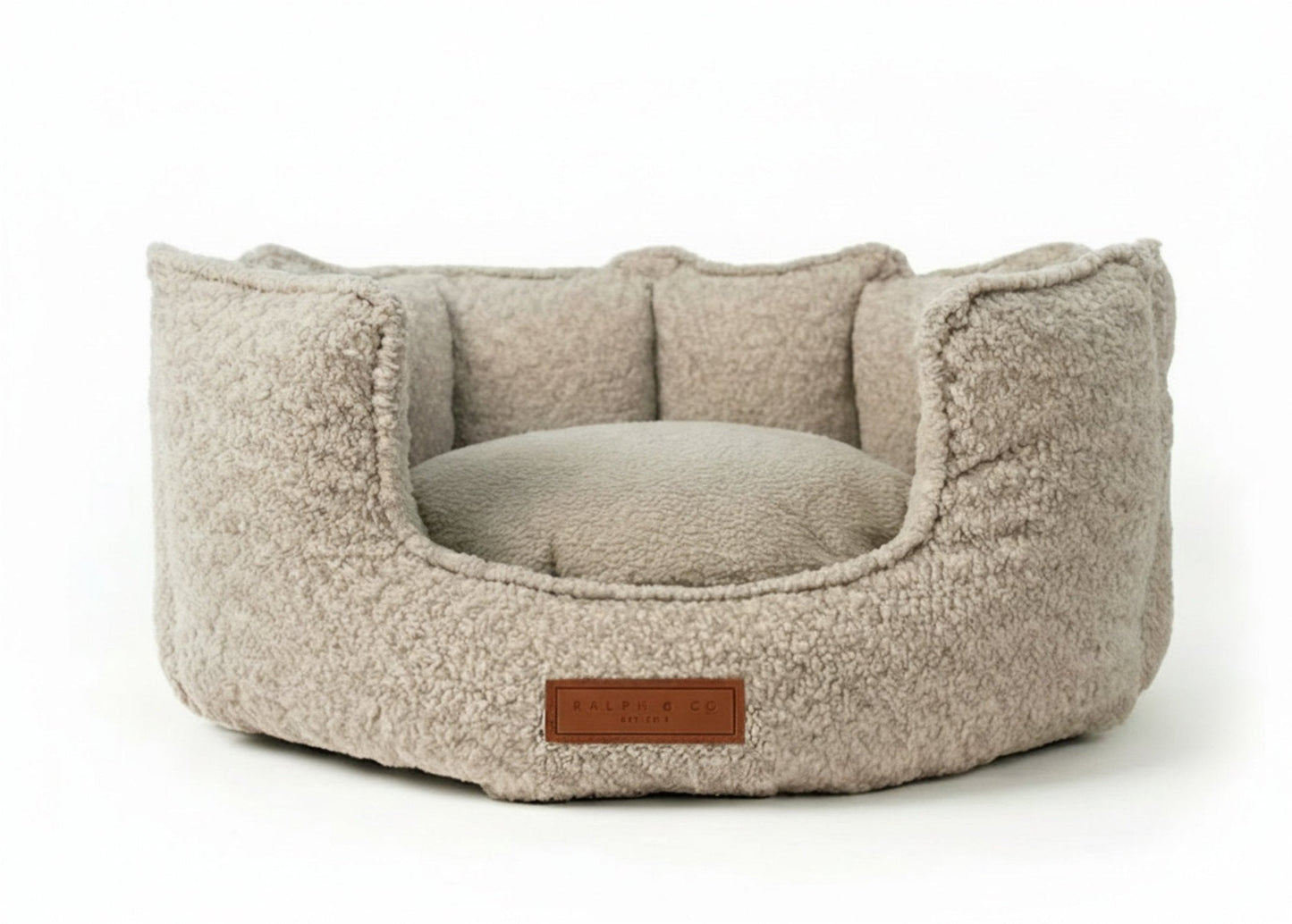 THE COTSWOLD | LUXURY HIGH WALL BOUCLE DOG BED