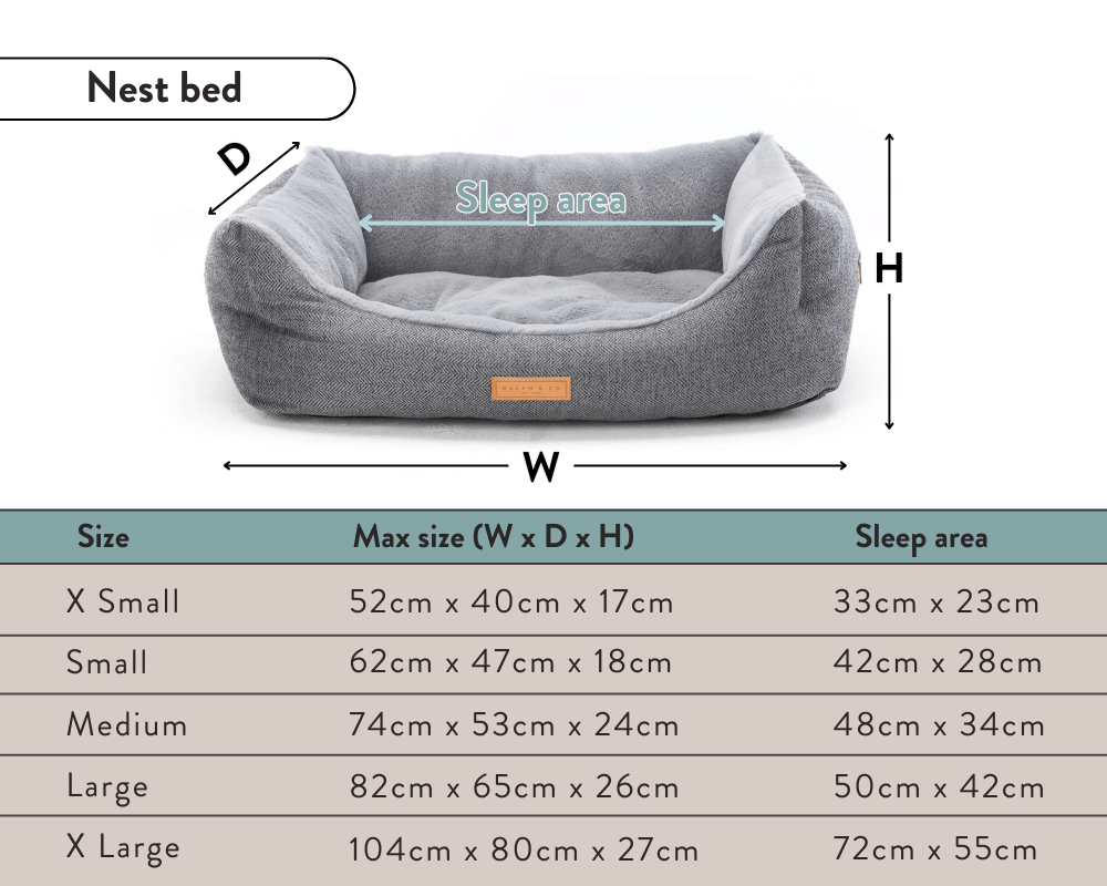 THE KENSINGTON | LUXURY HOUNDSTOOTH BOLSTER DOG BED