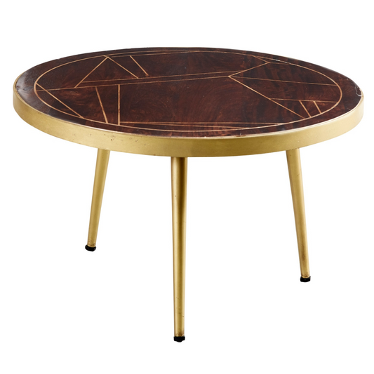 Dark Gold  Round Coffee Table