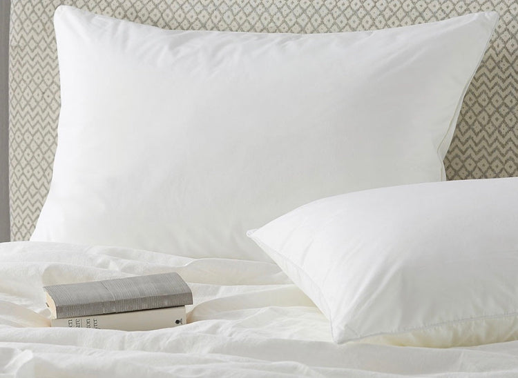 The Down Surround Pillow - White Duck Down & Feather - Premium Support & Comfort