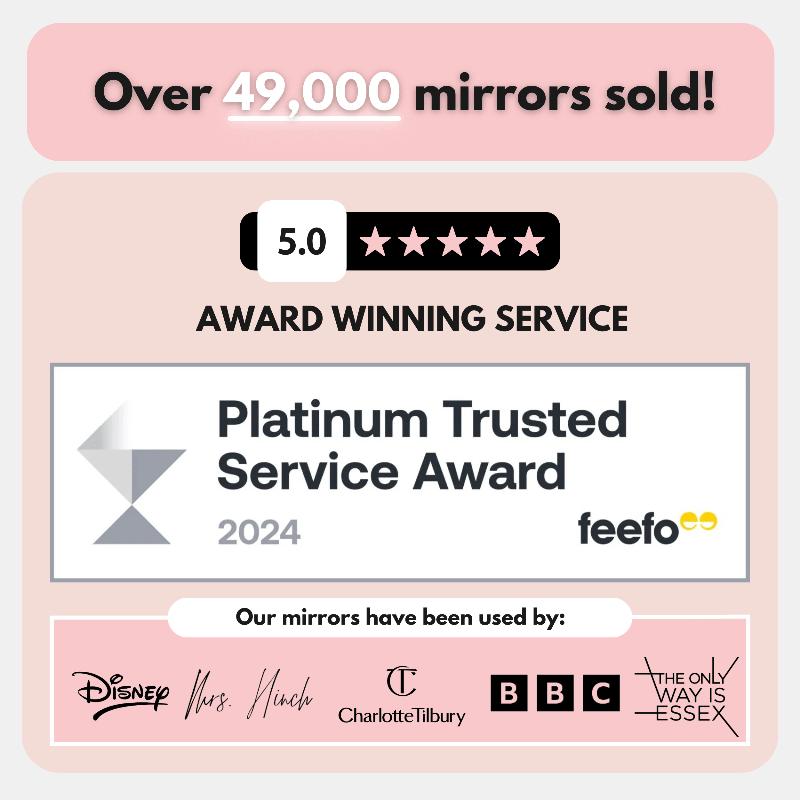 Crystal Edge Full Length Mirror 50 x 155cm