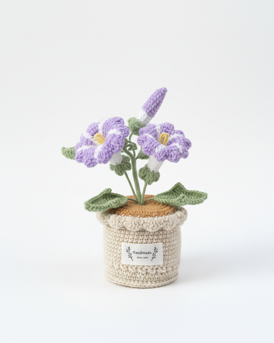 Morning Glories Table Charm