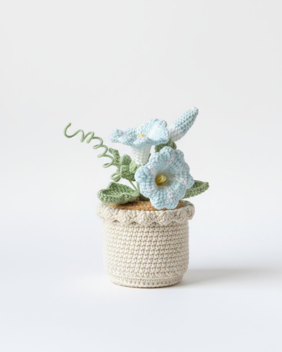 Morning Glories Table Charm