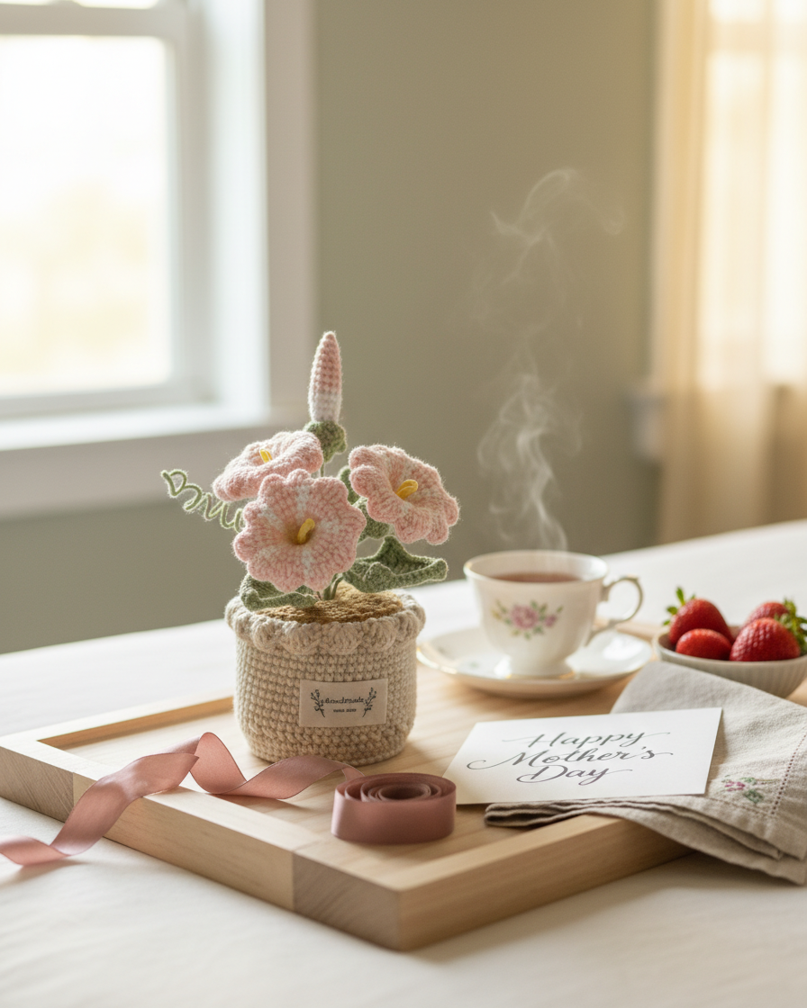 Morning Glories Table Charm
