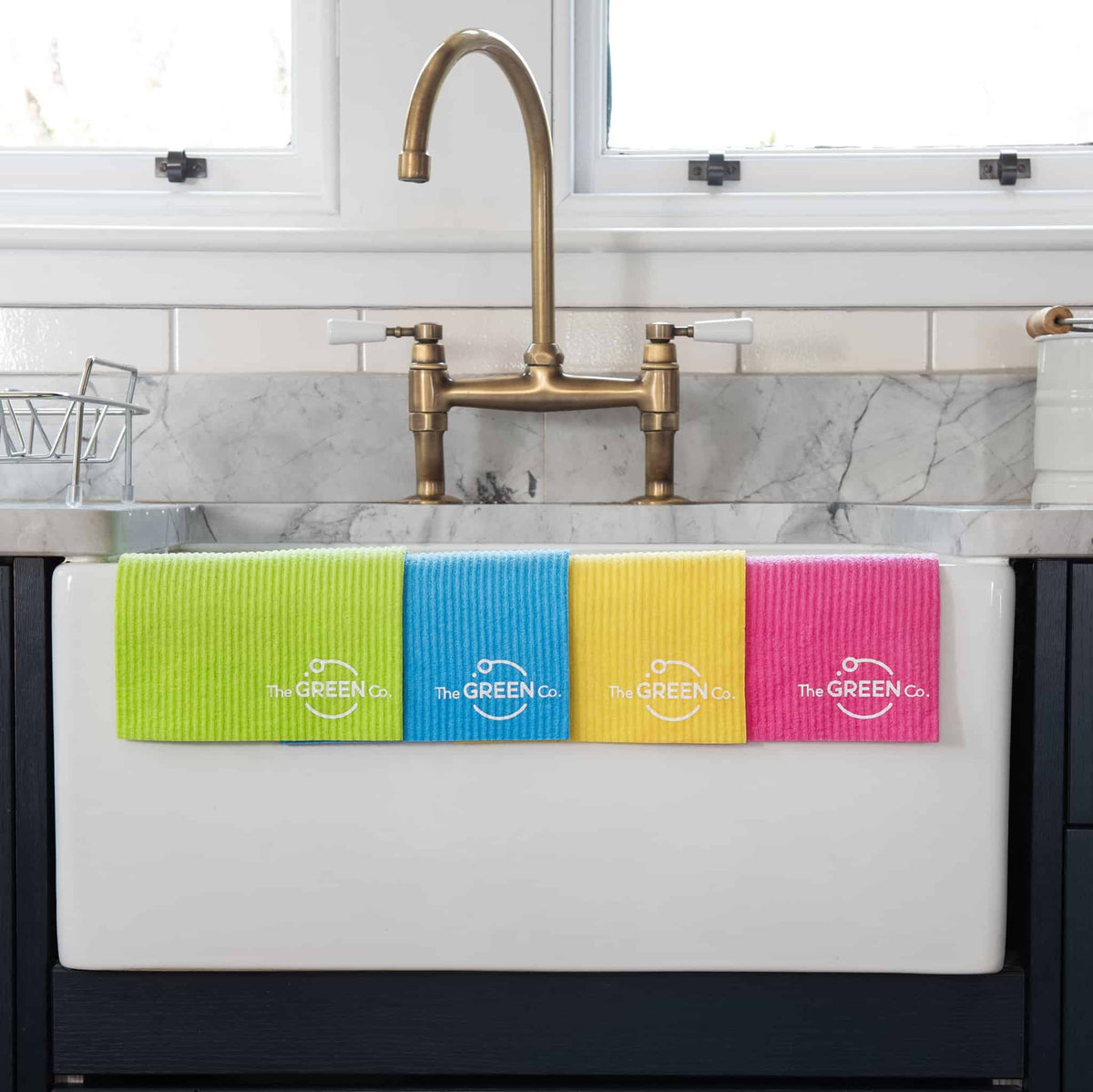 Reusable Cellulose Dish Cloths – Pack of 4 Compostable, Plastic-Free & Eco-Friendly