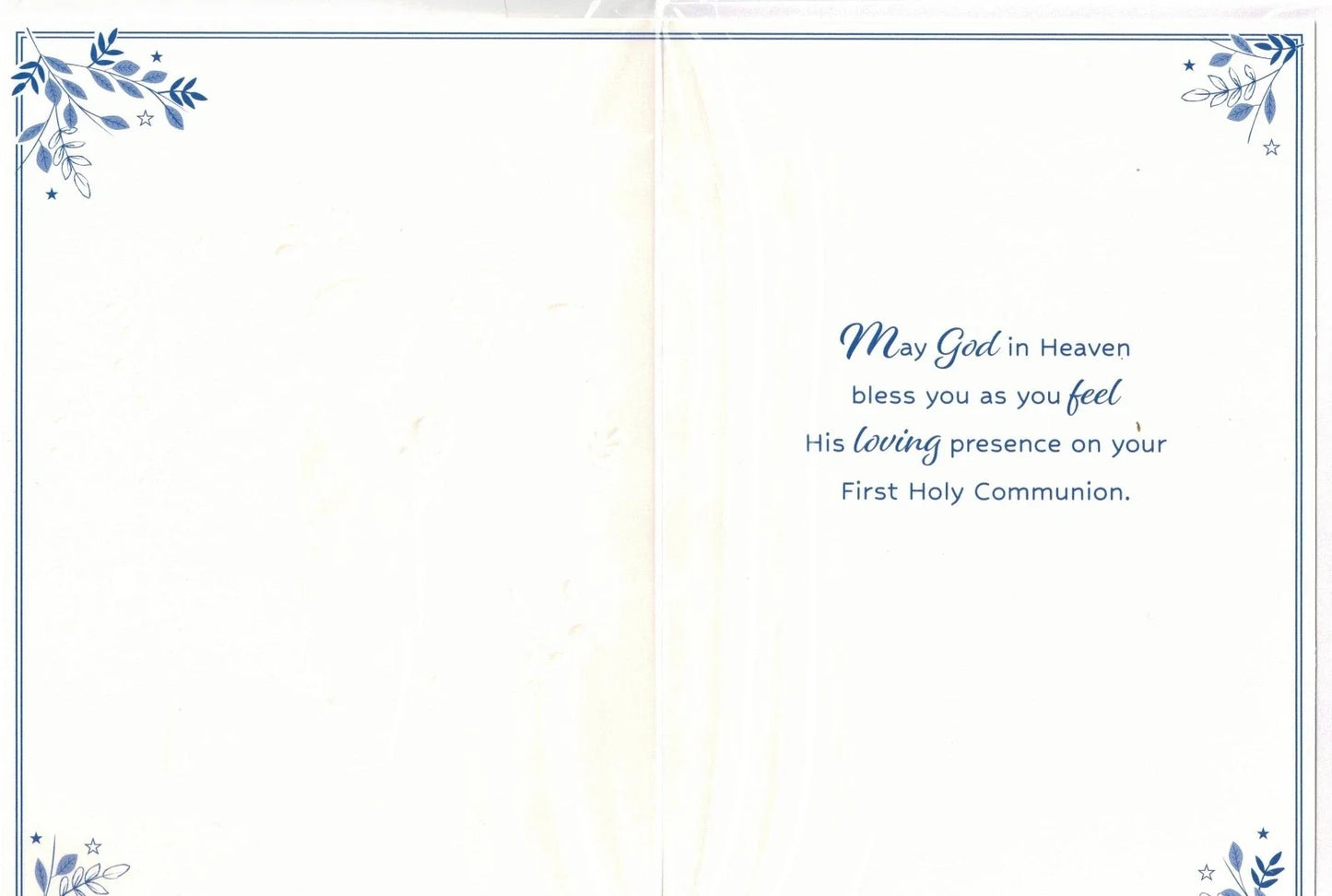 to  a very special  son    may god bless you  on your first  holy  communion