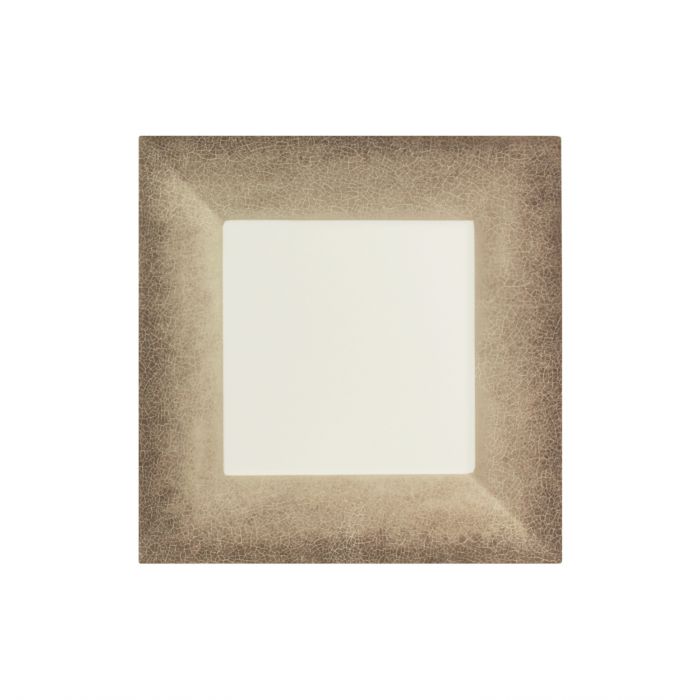Jazz Square Melamine Plates 355mm (14") with Crackle Finished Border
