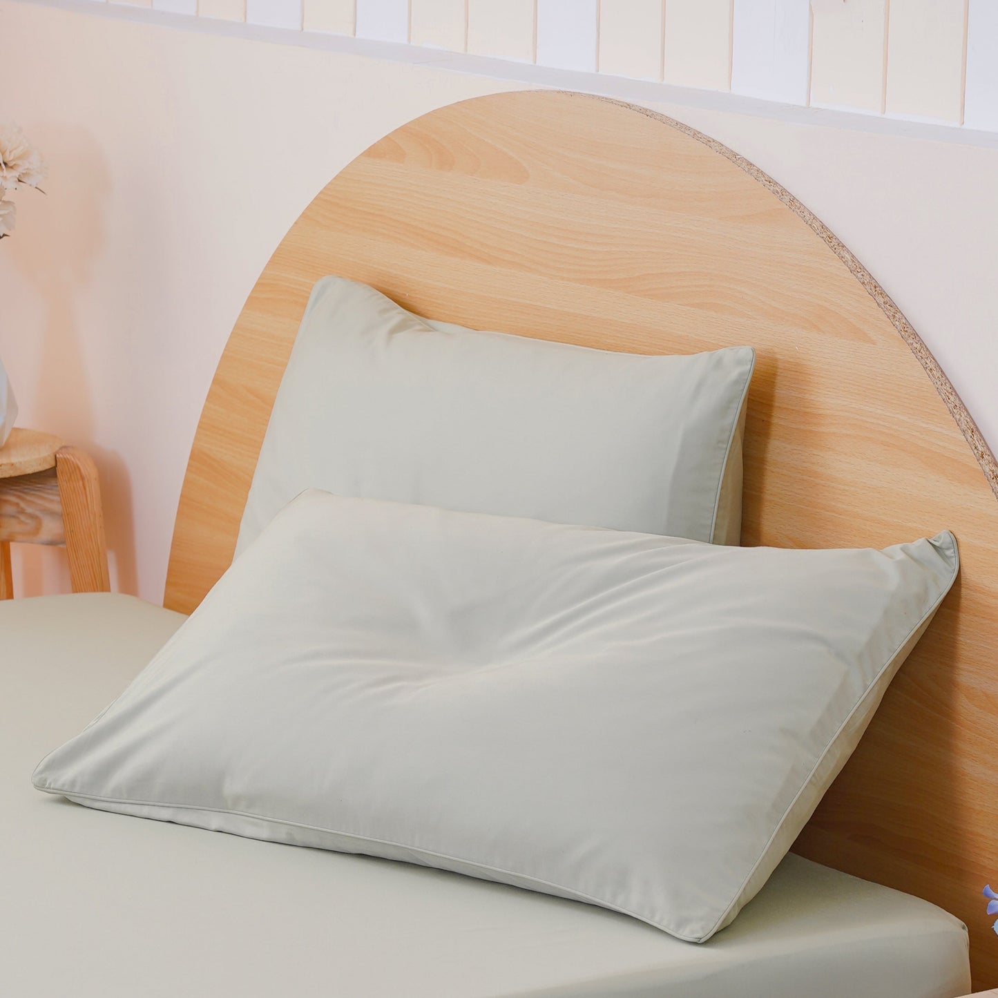 Ackly Bamboo Sage Green Full Bedding Set