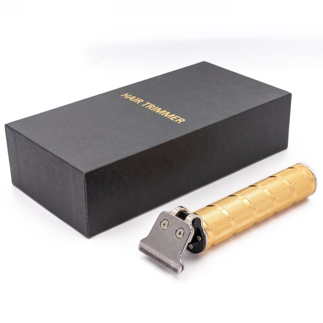 Skeleton Hair & Beard Trimmer - Knurled Gold