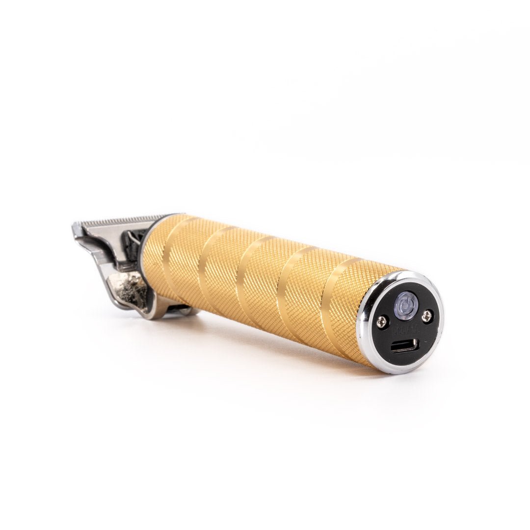 Skeleton Hair & Beard Trimmer - Knurled Gold