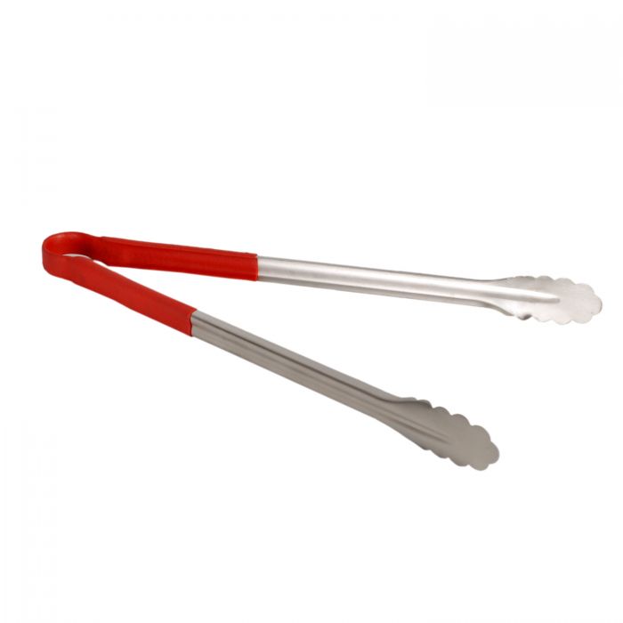Colour Coded Blue Serving Tong with Non-Slip Handle 254mm