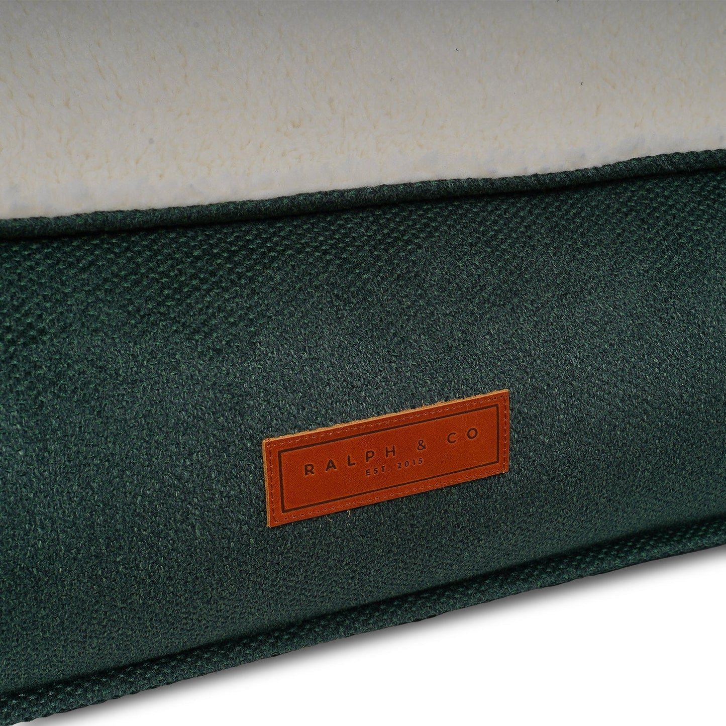 THE RICHMOND | LUXURY GREEN FLAT PILLOW DOG BED