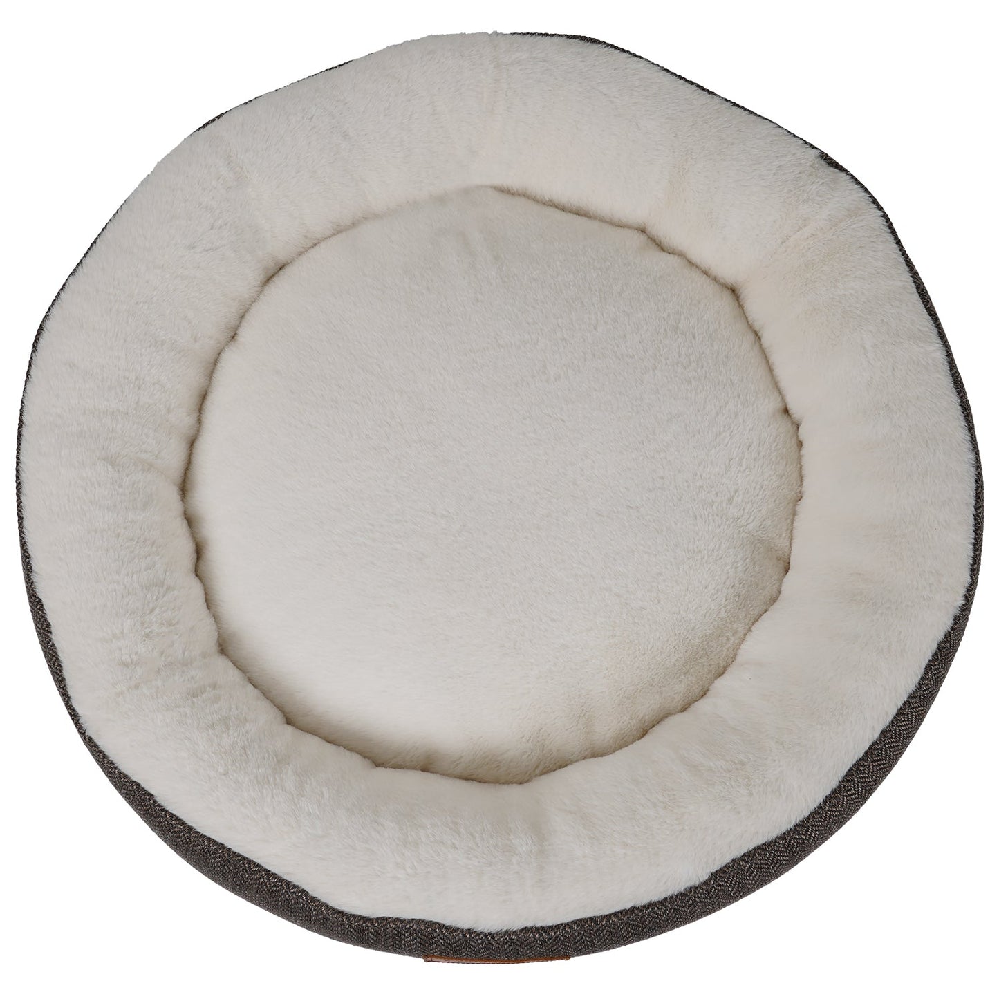 THE LINCOLN | LUXURY TWEED CALMING DONUT DOG BED