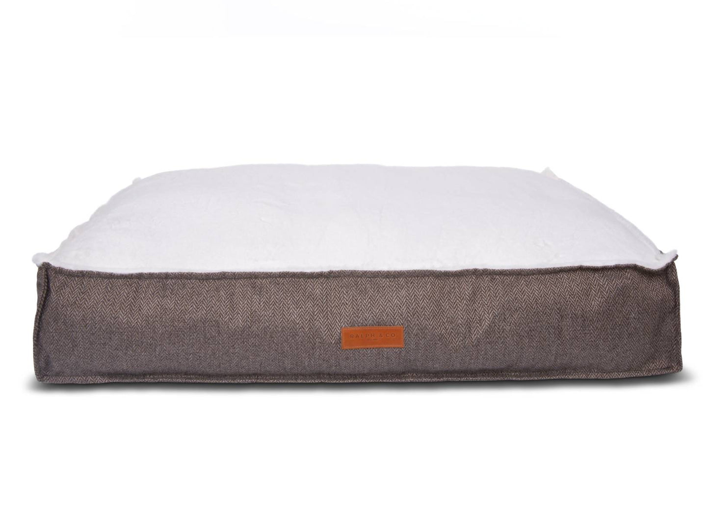 THE LINCOLN | LUXURY TWEED FLAT PILLOW DOG BED