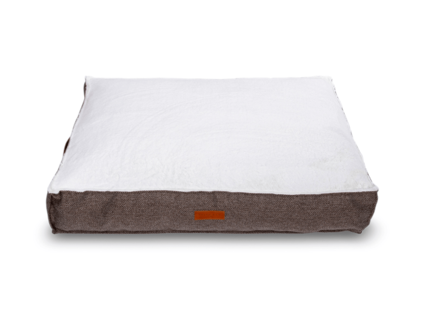 THE LINCOLN | LUXURY TWEED FLAT PILLOW DOG BED
