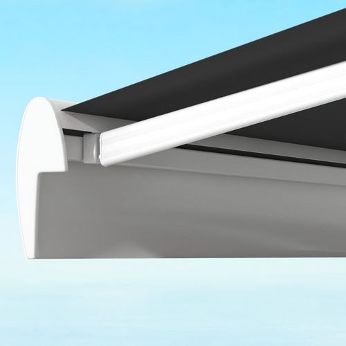 Outsunny 4 x 3(m) Electric Retractable Awning Sun Canopies for Door Window