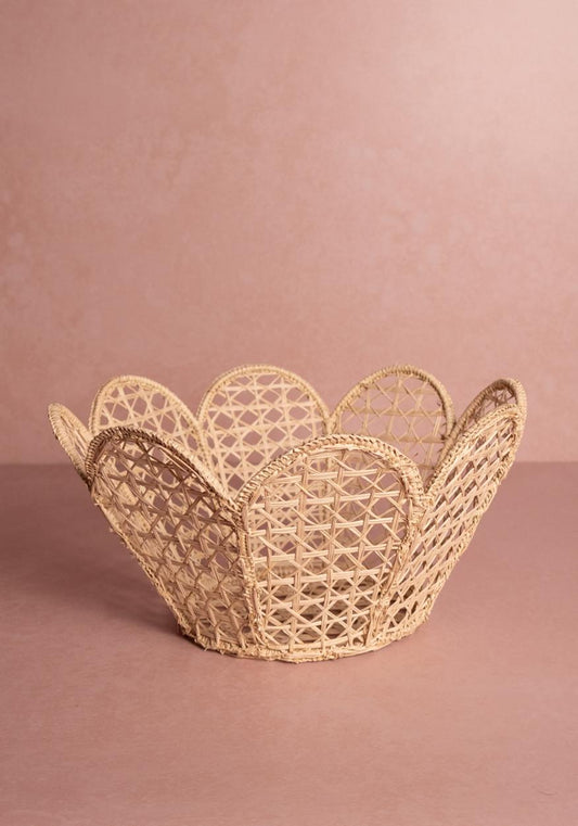 Atlántico Scallop Iraca Basket, Natural