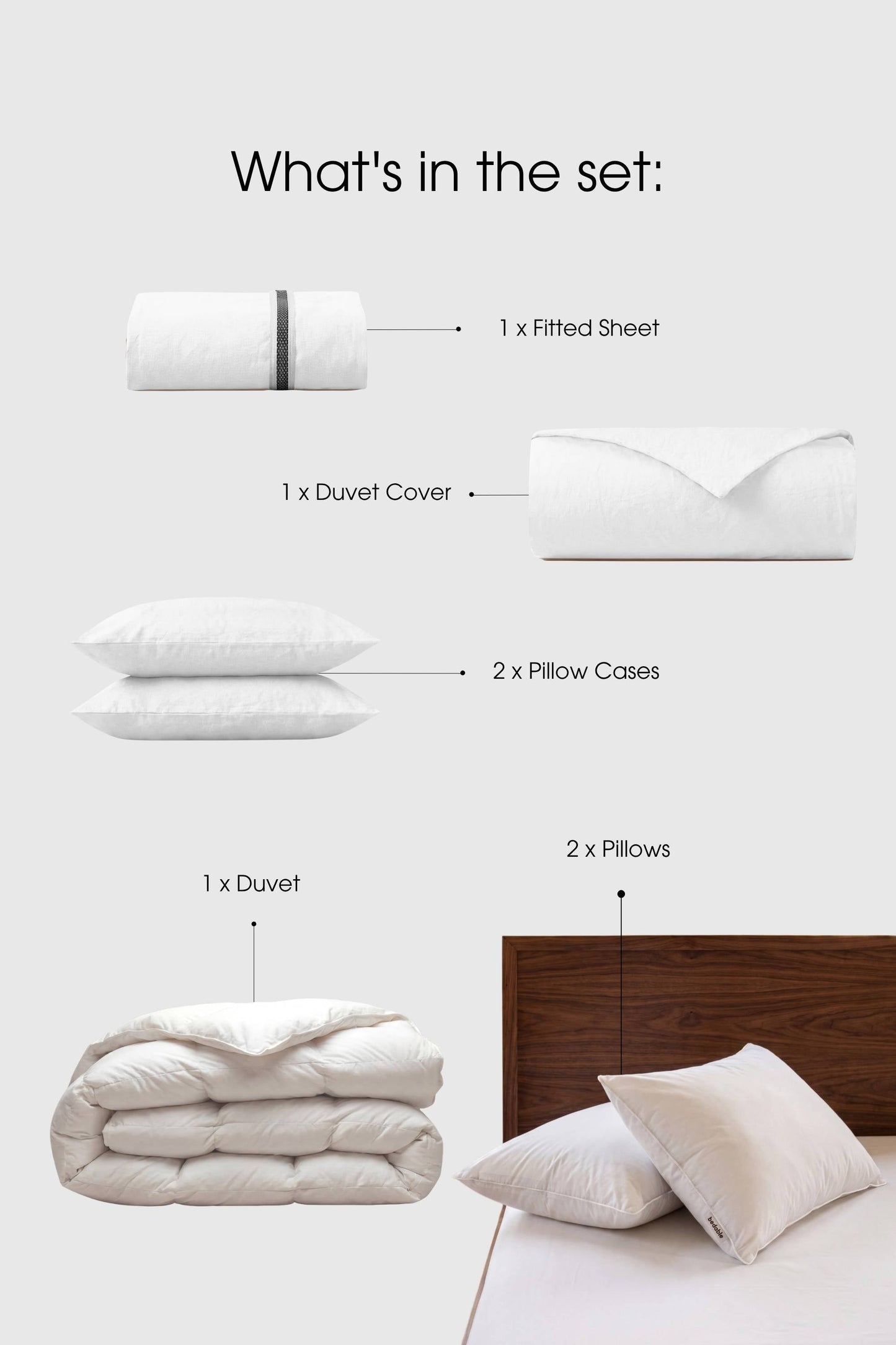 Percale Move-In Bedding Set