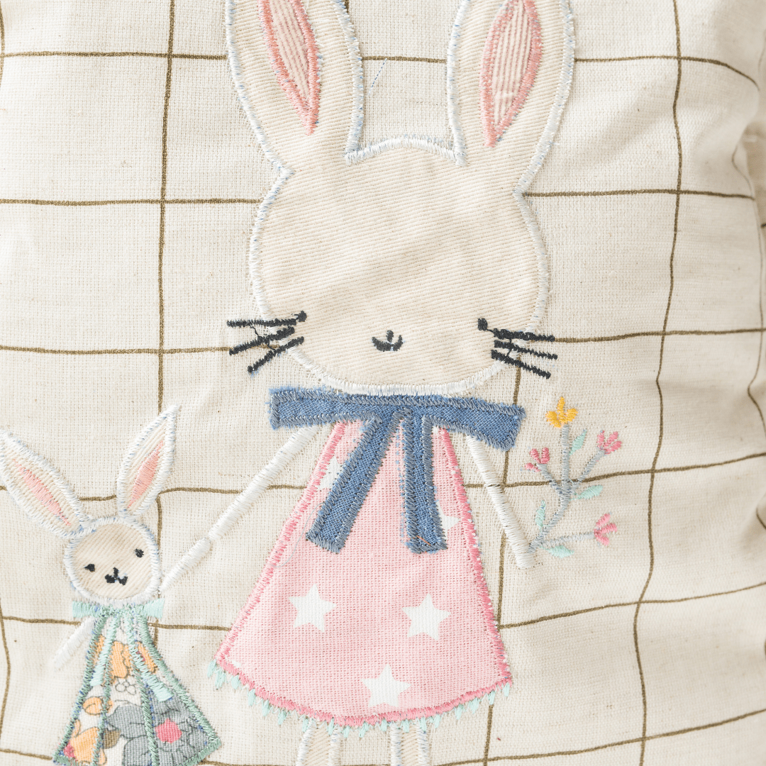 Blissful Bella Personalised School Bag, Hand-Embroidered