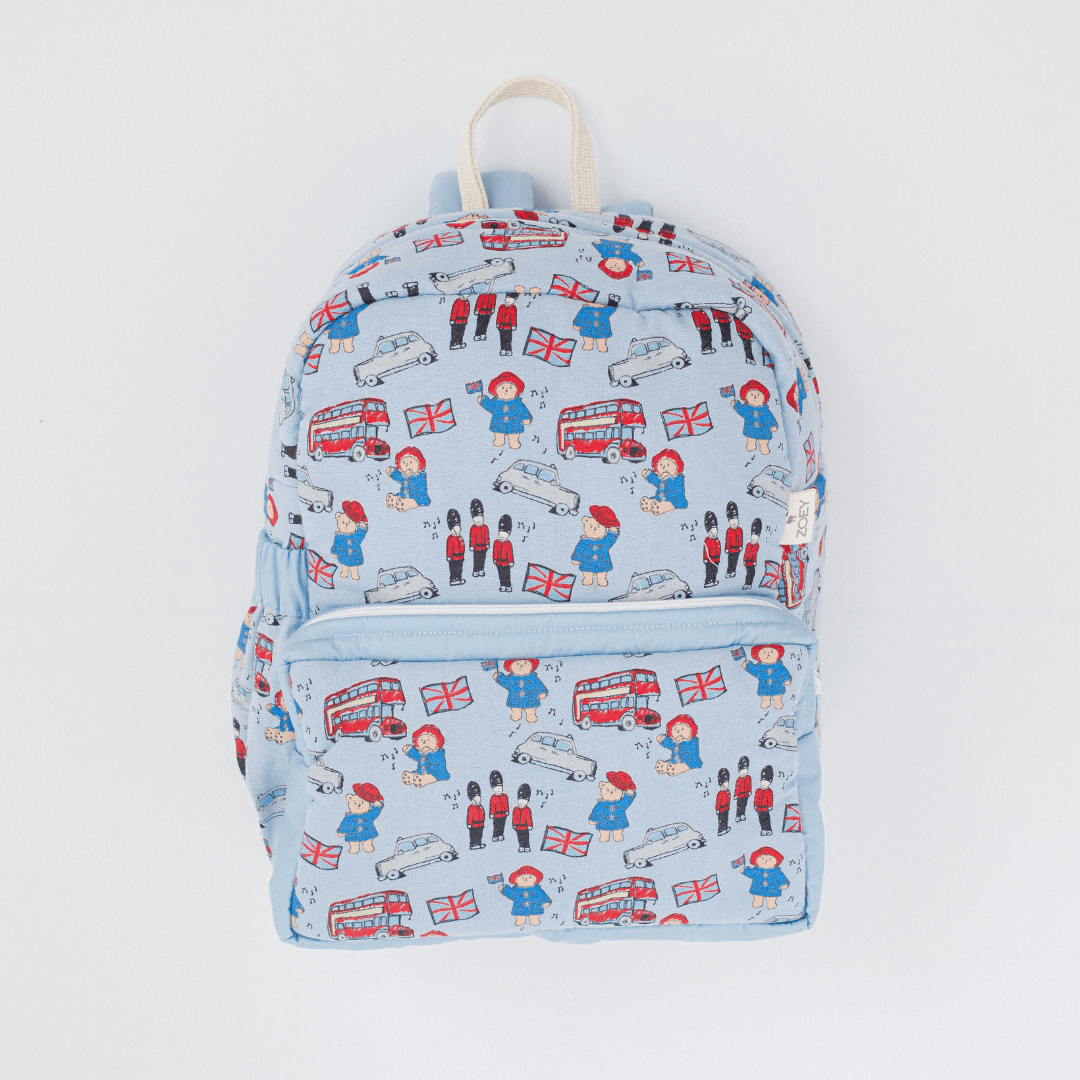 London Lane Personalised School Bag, Hand-Embroidered