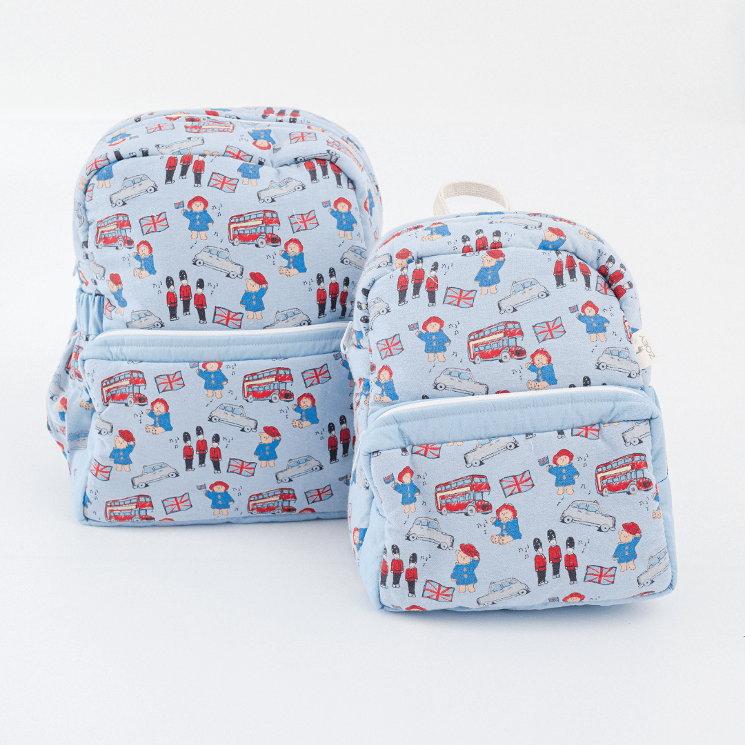 London Lane Personalised School Bag, Hand-Embroidered