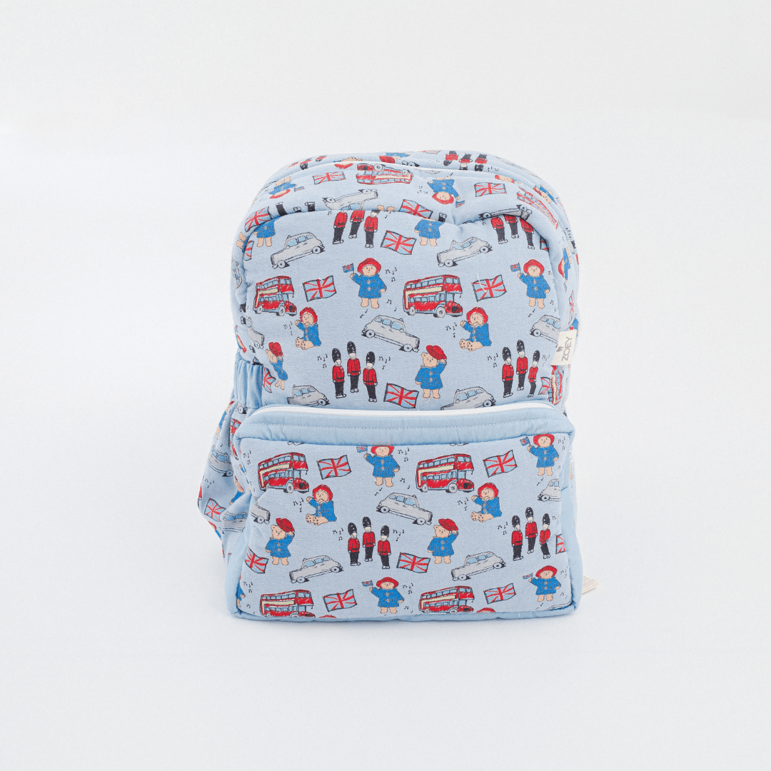 London Lane Personalised School Bag, Hand-Embroidered