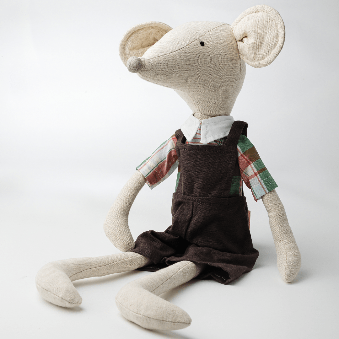 Jerry Mouse | Heirloom Cotton Keepsake Toy
