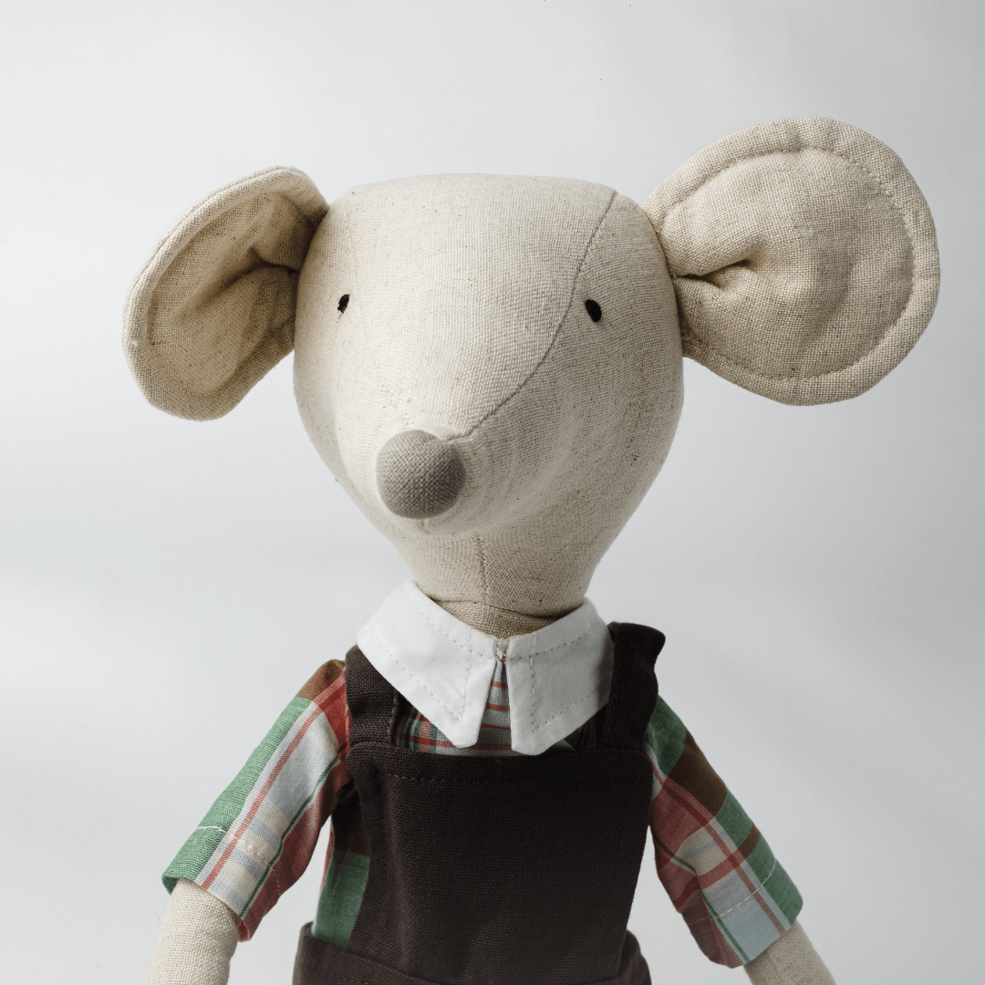 Jerry Mouse | Heirloom Cotton Keepsake Toy