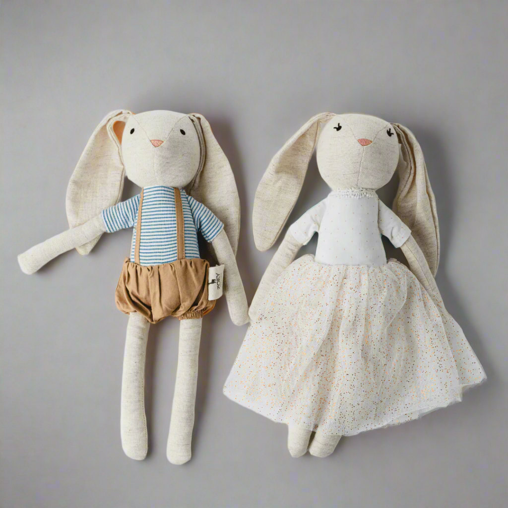 Jojo & Yoko | Timeless Bunny Companions for Little Dreamers