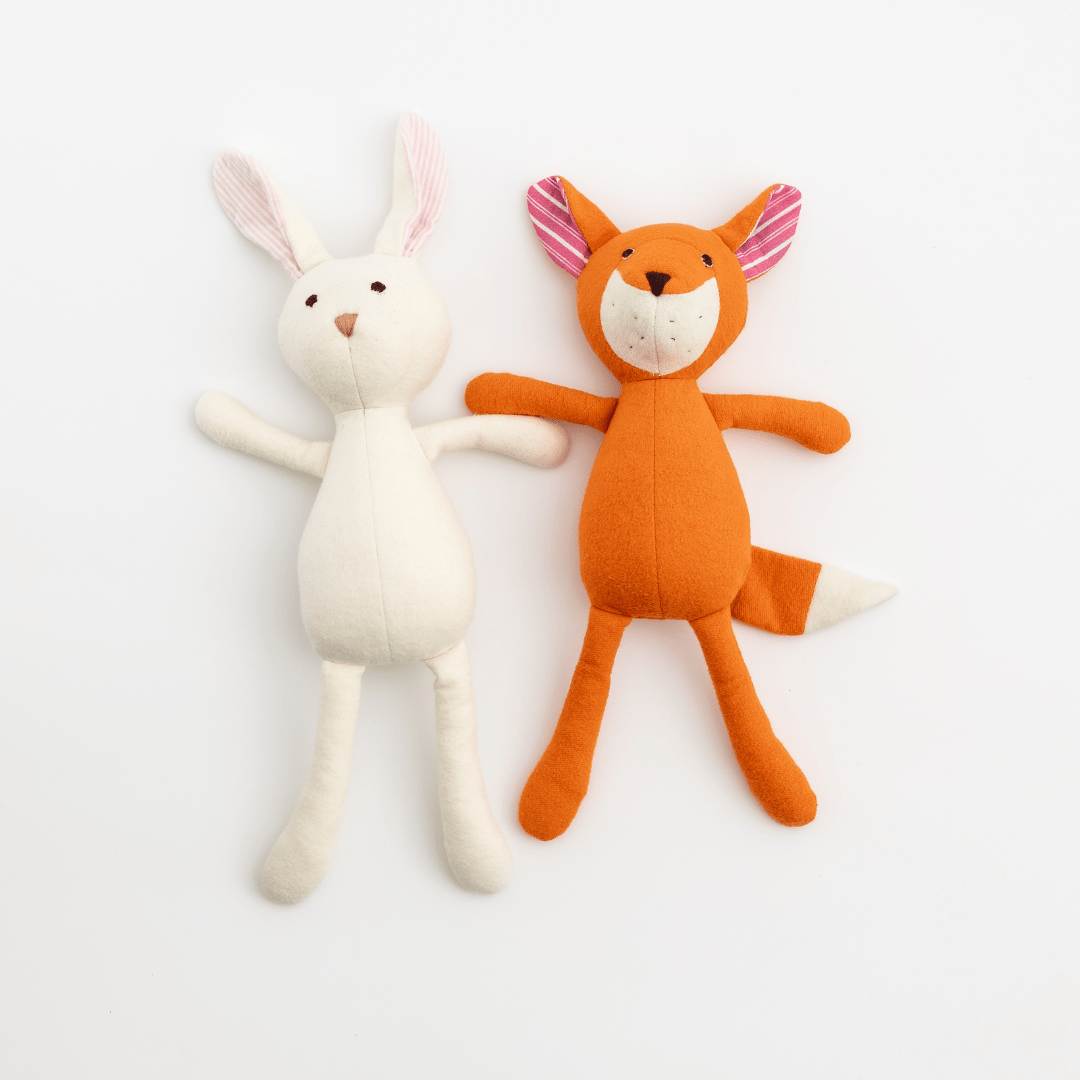 Kiko & Fable - The Cuddly Bunny & Playful Fox Toy