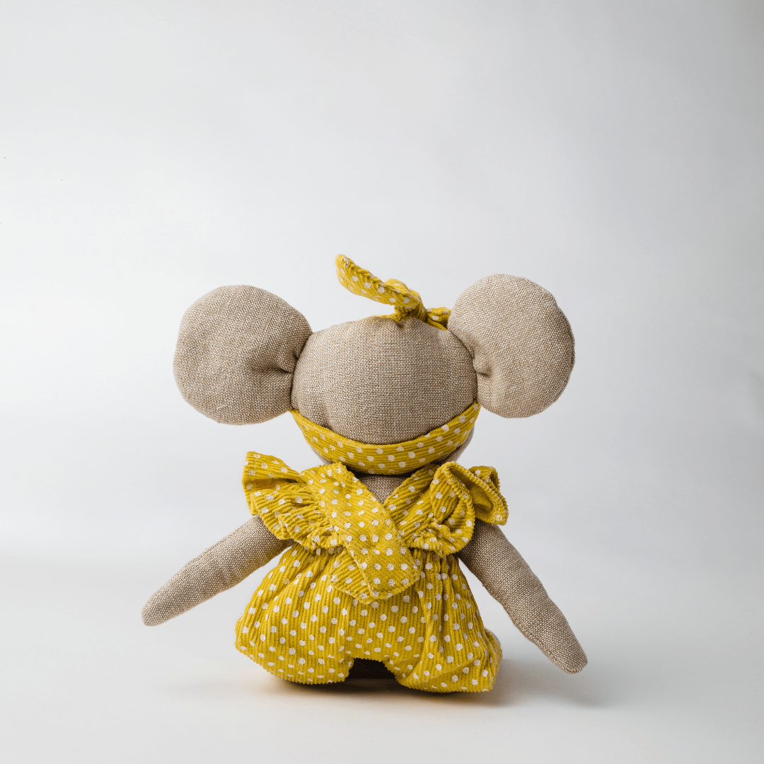 Lola the Dainty Elephant | Heirloom Cotton Soft Toy for Little Ones