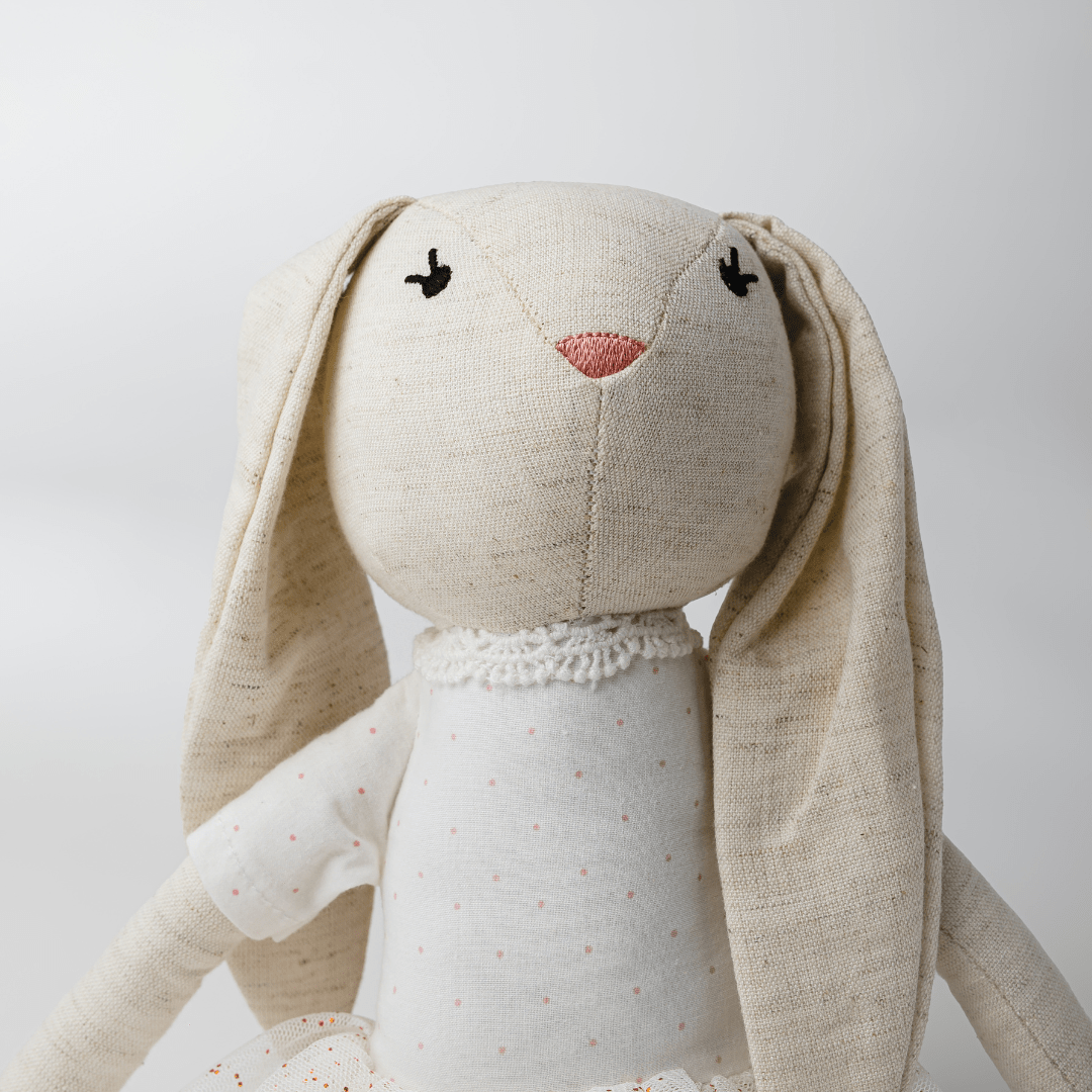 Yoko Bunny | Heirloom Cotton Keepsake Toy
