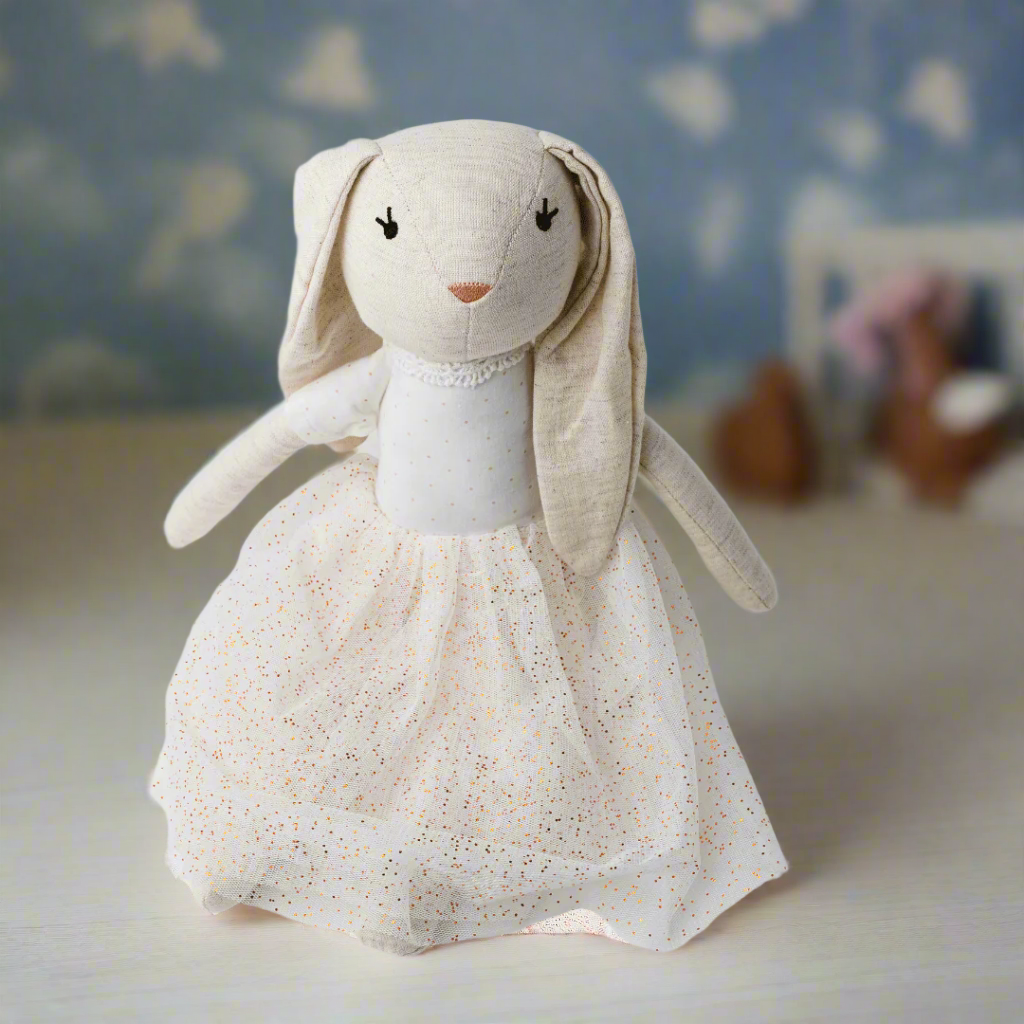 Yoko Bunny | Heirloom Cotton Keepsake Toy