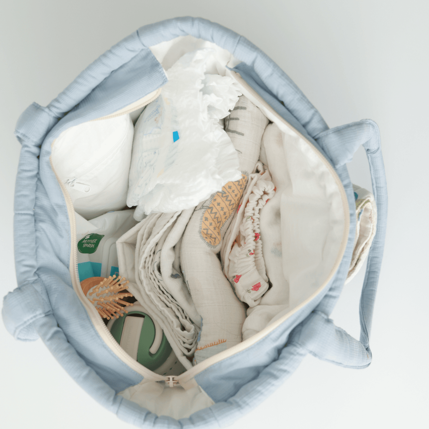 Frost Tote Nappy Bag (100% Cotton)