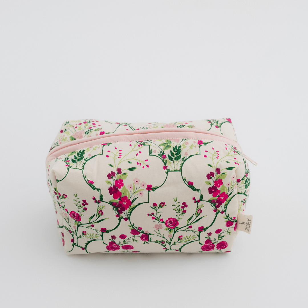Noira Rose Carryall Quilted Nappy Bag (100% Cotton)